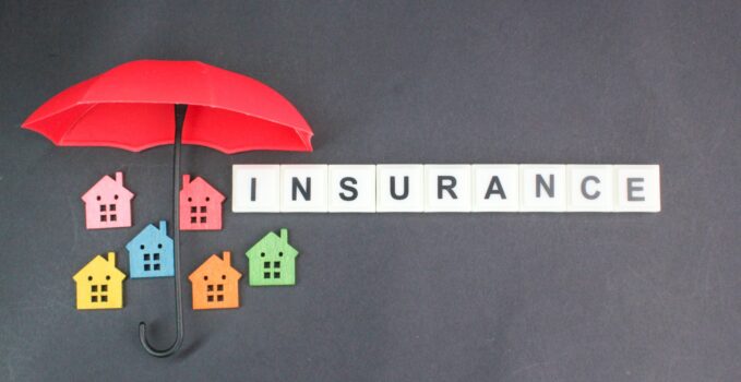 the house is protected by the word insurance.